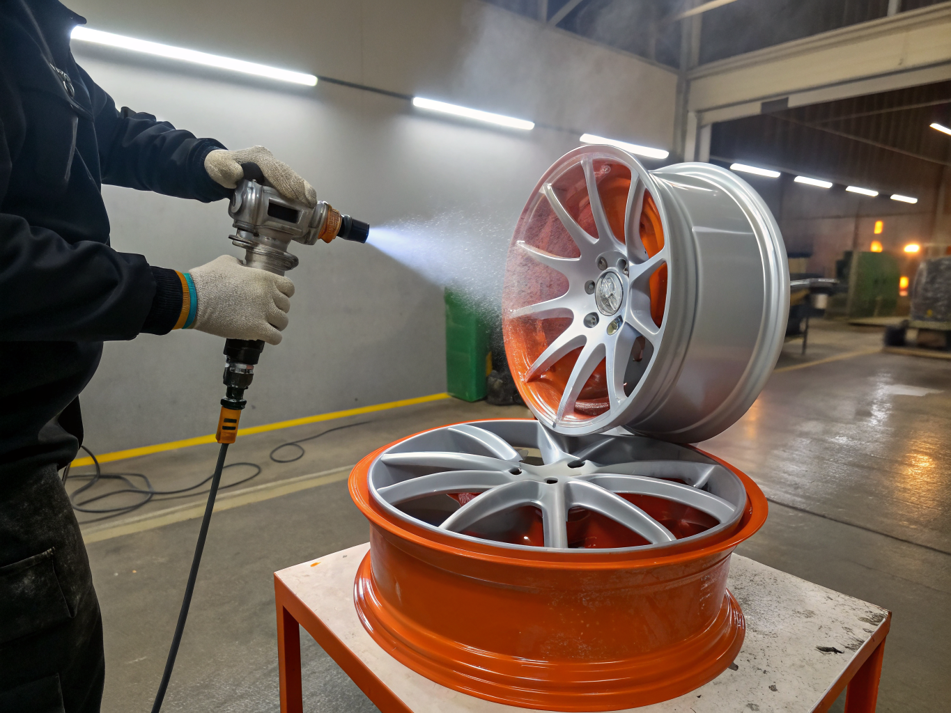 Multi-stage foam wheel degreasing and deep paint decontamination